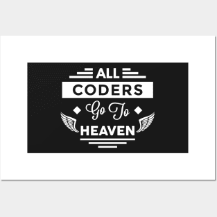 All Coders Go To Heaven Posters and Art